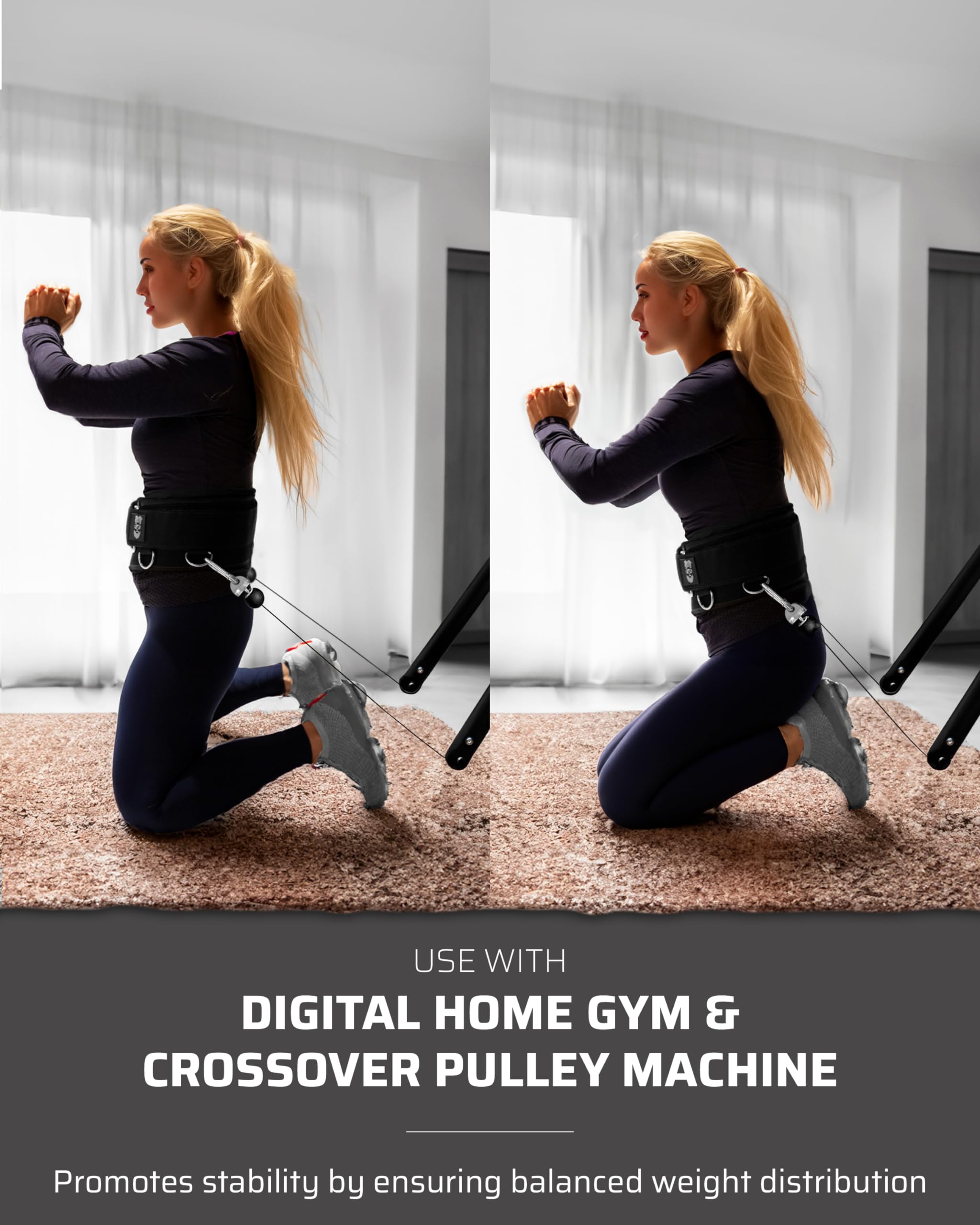 Amazon | THEFITGUY マルチアタッチメントベルト ケーブルマシン